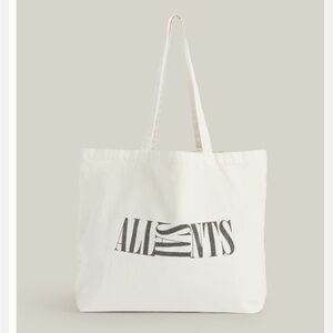 All Saints AllSaints ‘Oppose’ shopper bag chalk and black NWT